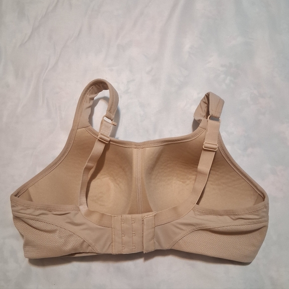 Panachet Sport Bra Ultimate High Impact Beige Sz34D Without Underwire - Picture 10 of 13